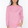 Clearance Kinross Cashmere Hi Low Boatneck