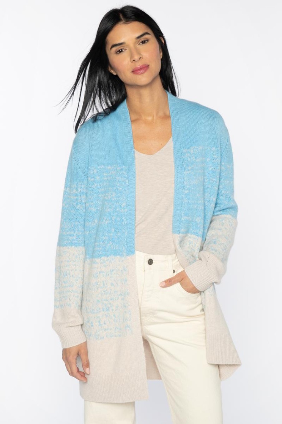 Best Kinross Cashmere Ombre Cardigan