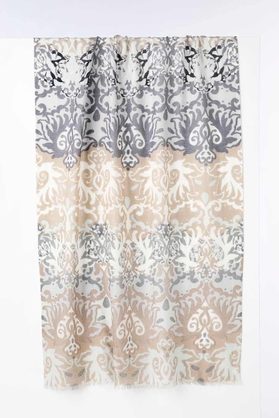 Clearance Kinross Cashmere Zen Filigree Print Scarf