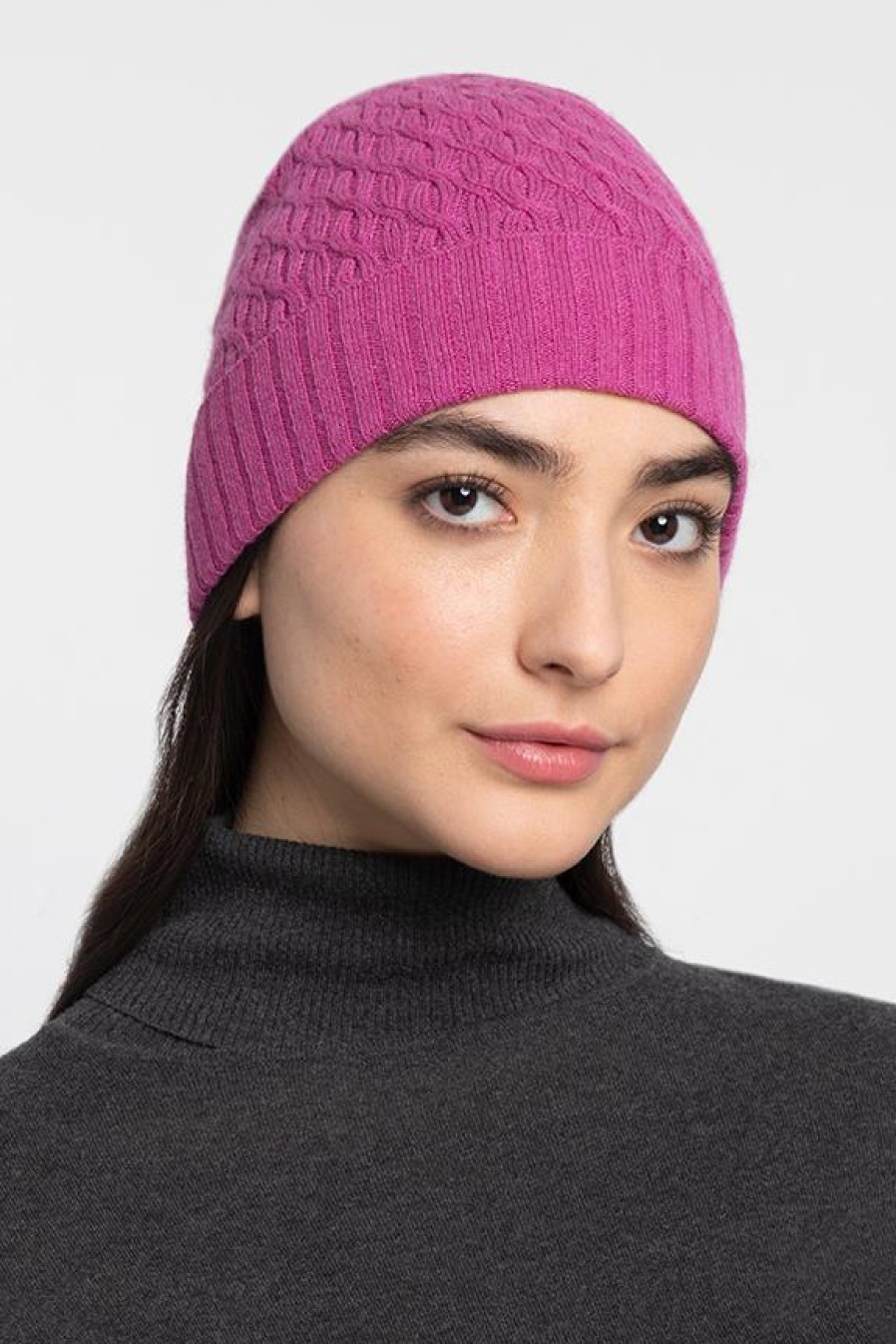 Wholesale Kinross Cashmere Textured Hat