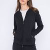 Clearance Kinross Cashmere Baseball Zip Cardigan