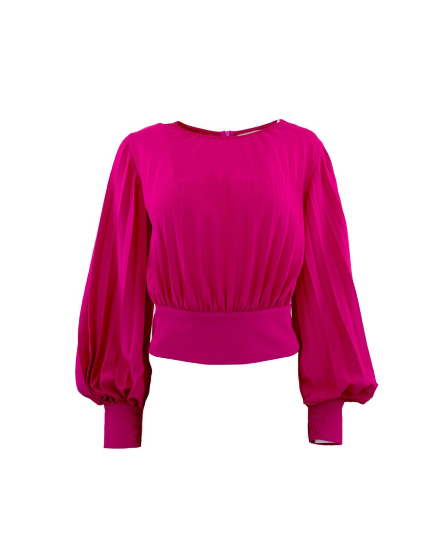 Hot THEO The Label Idalia Pleated Blouse