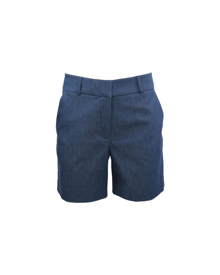 Online THEO The Label Demeter Denim Shorts