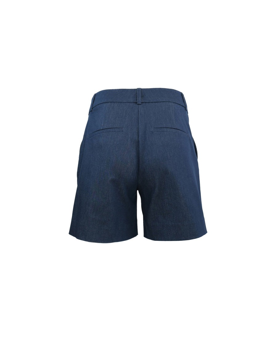 Online THEO The Label Demeter Denim Shorts