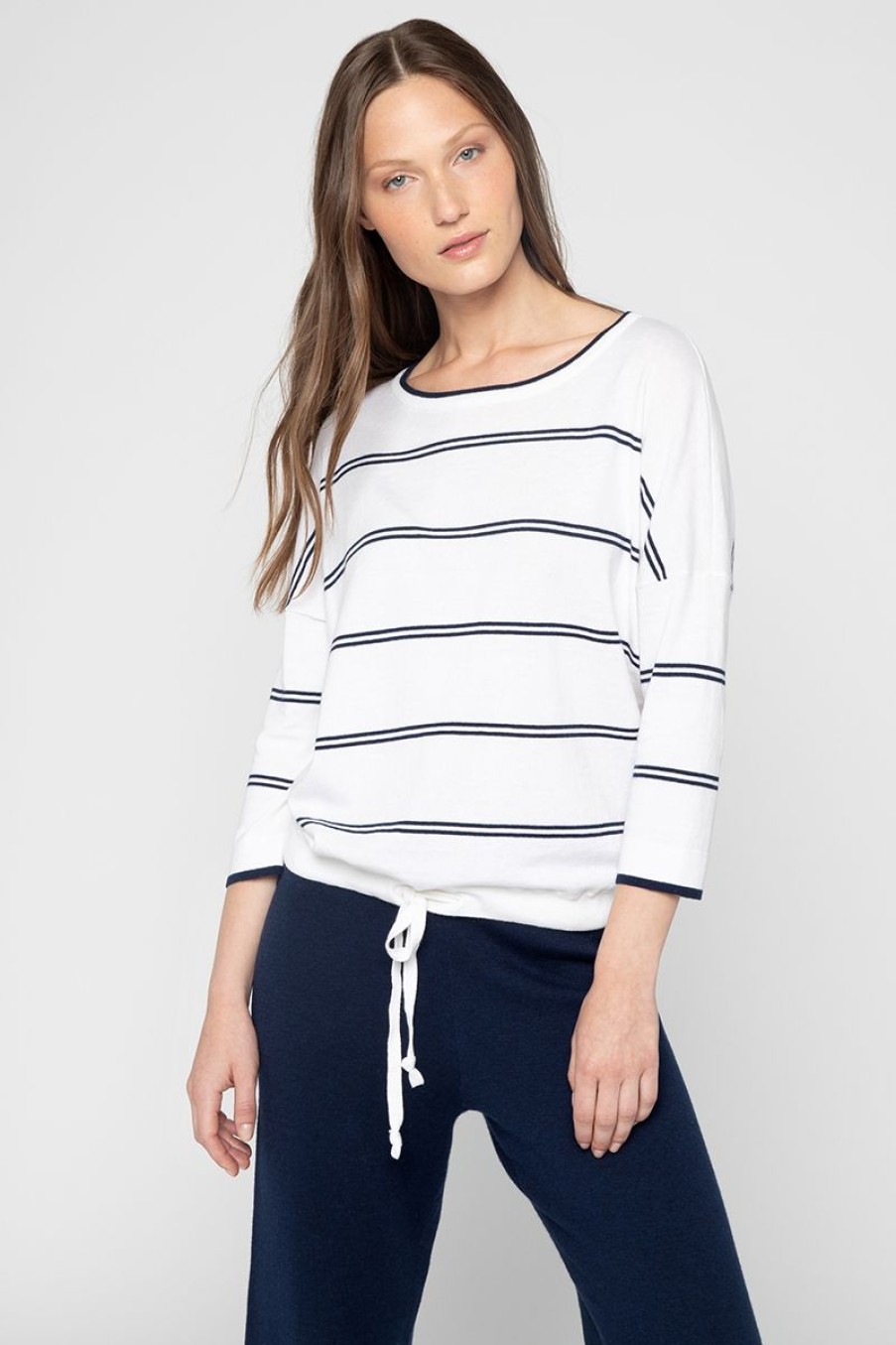 Clearance Kinross Cashmere Drawstring Pullover