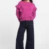 Online Kinross Cashmere Ruffle Trim Crew