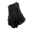 Best THEO The Label Hyppolite Goddess One Shoulder Black