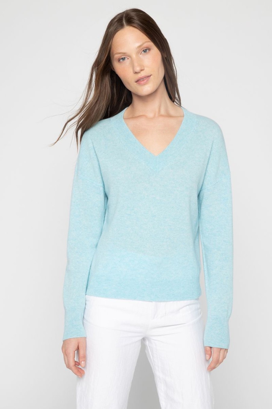 Clearance Kinross Cashmere Modern Vee