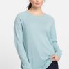 Clearance Kinross Cashmere Round Hem Sweatshirt