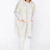 Wholesale Kinross Cashmere Doubleknit Hooded Slvless Cardi