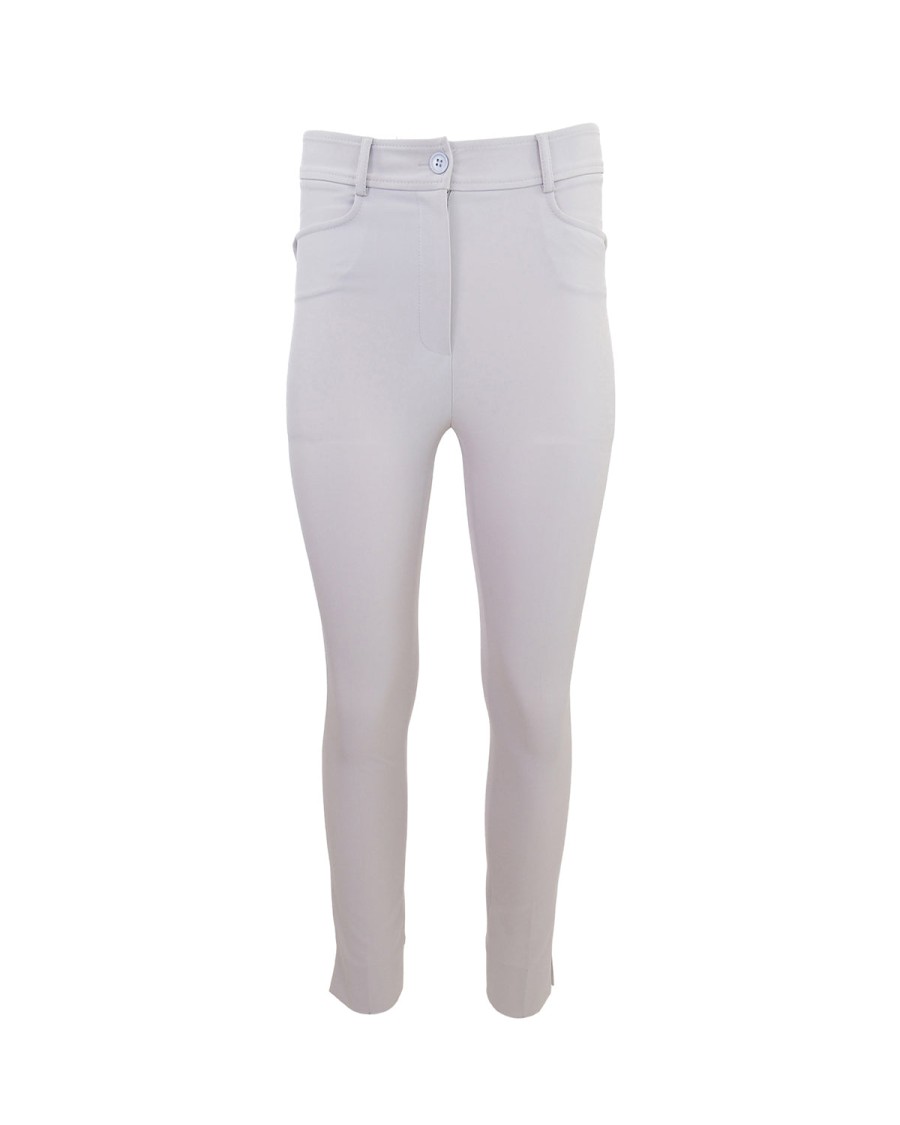 New THEO The Label Aphrodite Techno Skinny Pant Stone