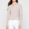 Hot Kinross Cashmere Short Collared Cardigan