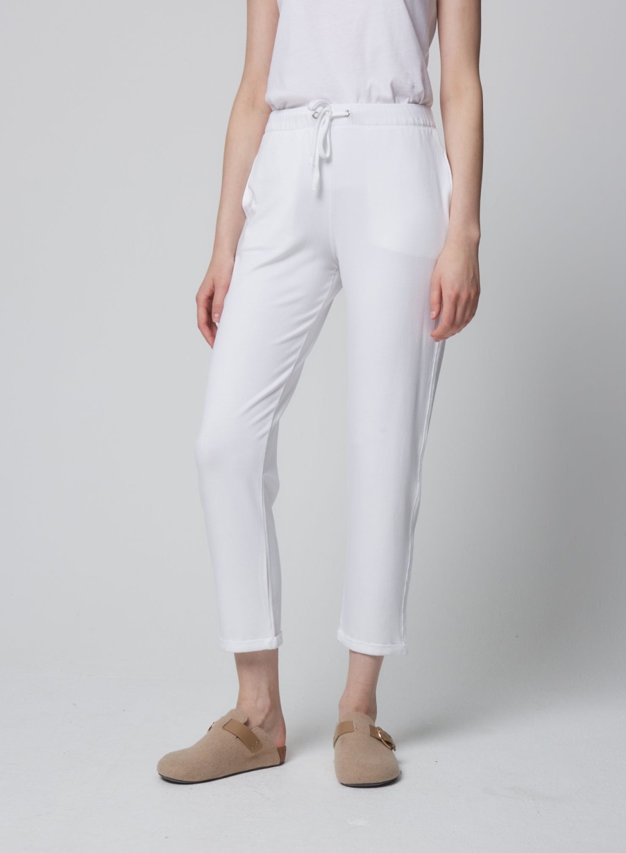 Best Majestic Filatures French Terry Drawstring Pant Blanc