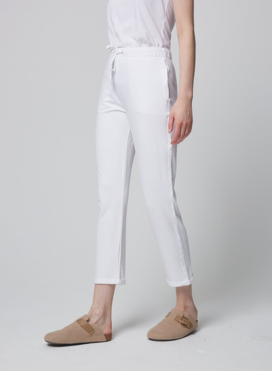 Best Majestic Filatures French Terry Drawstring Pant Blanc