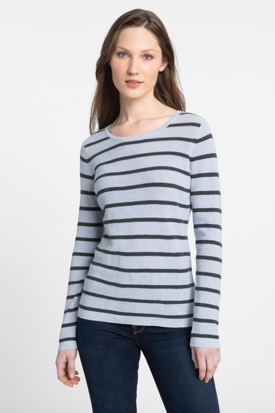 Wholesale Kinross Cashmere Thermal Crew