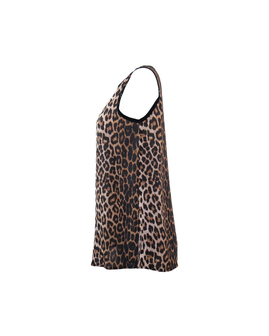 Hot THEO The Label Kores Leopard Tank