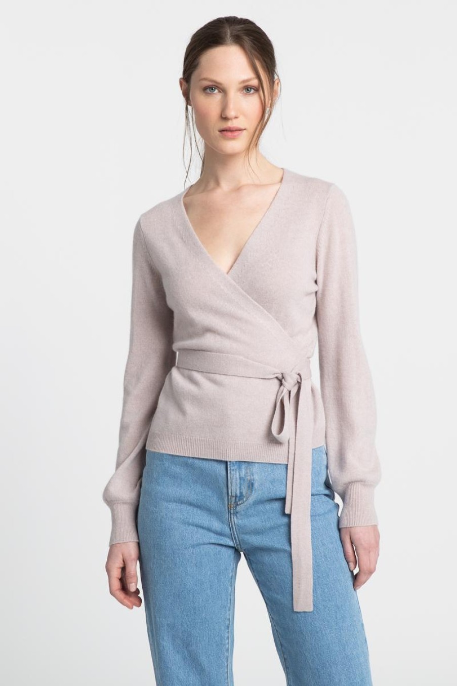 Online Kinross Cashmere Wrap Surplice