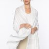 Hot Kinross Cashmere Shadow Stripe Wrap