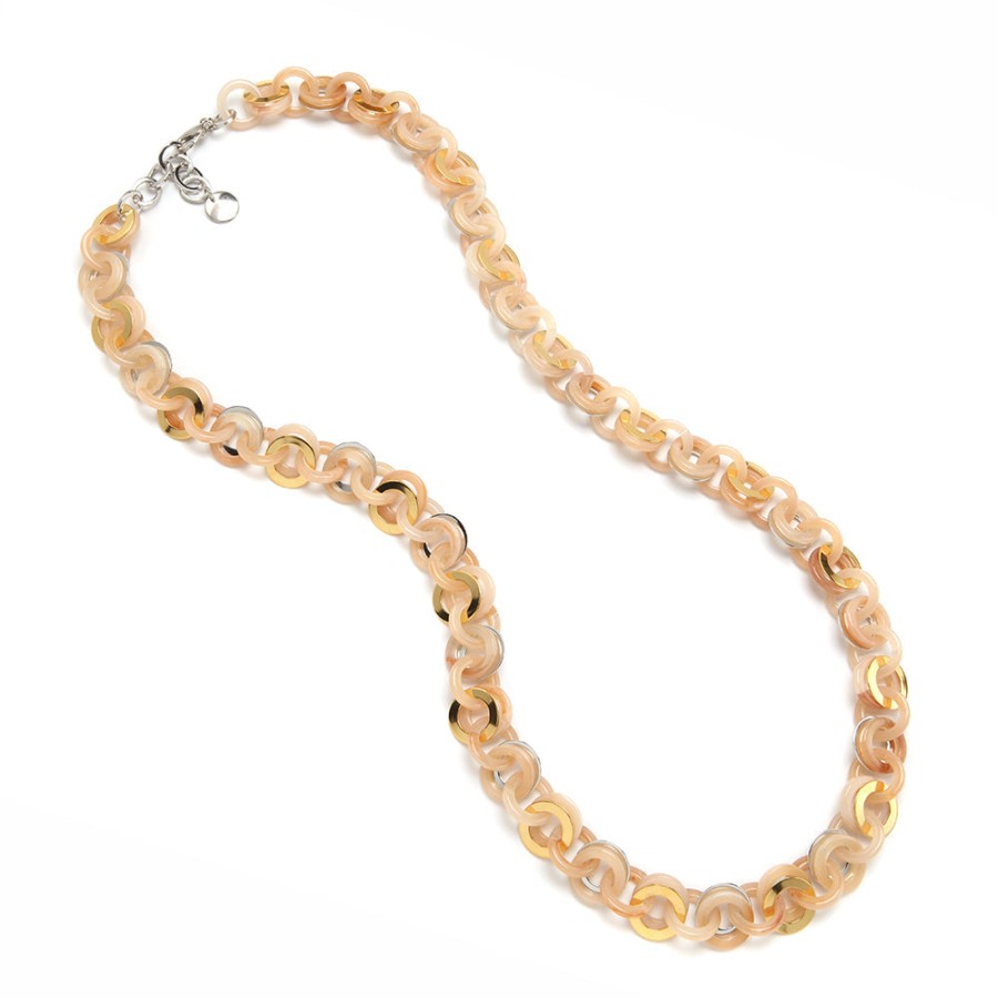 Best PONO Sea Chain Resin Necklace Ginger