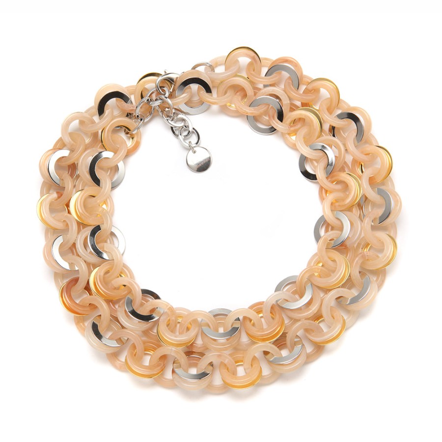 Best PONO Sea Chain Resin Necklace Ginger