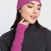 Hot Kinross Cashmere Textured Fingerless Gloves