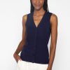 Clearance Kinross Cashmere Button Vest