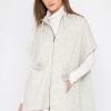 Wholesale Kinross Cashmere Oversized Zip Mock Cardigan