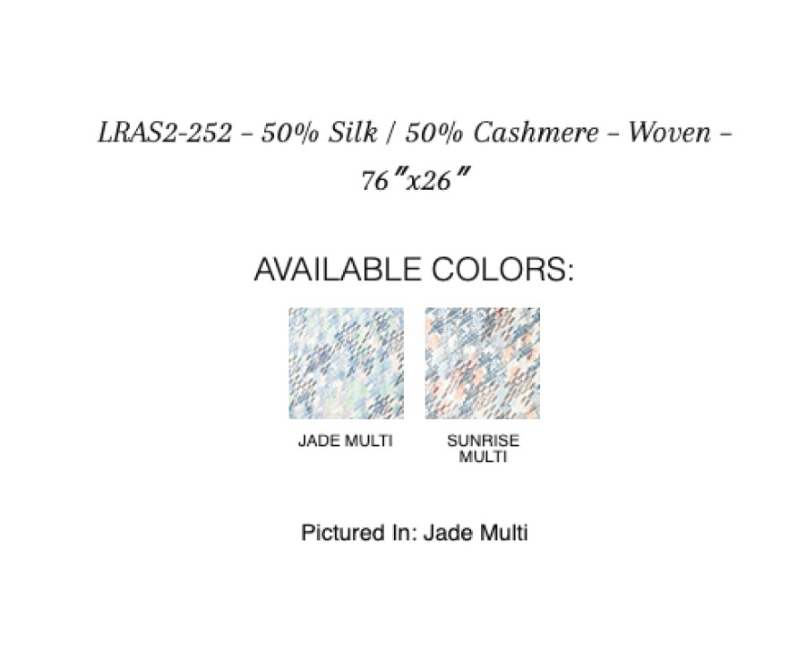 Wholesale Kinross Cashmere Prism Print Scarf