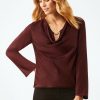 Online Ecru Specialty Store Andrews Draped Blouse