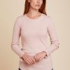 Wholesale Majestic Filatures Stretch Cashmere Rib L/S Crewneck