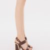 New THEO The Label Artemis High Heel Sandal Nougat